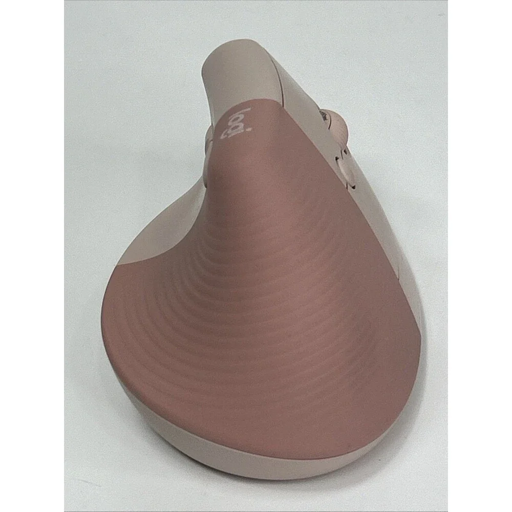 Logitech Lift Mouse Old Rose Bluetooth Wireless Vertical Ergonomic Mac Windows